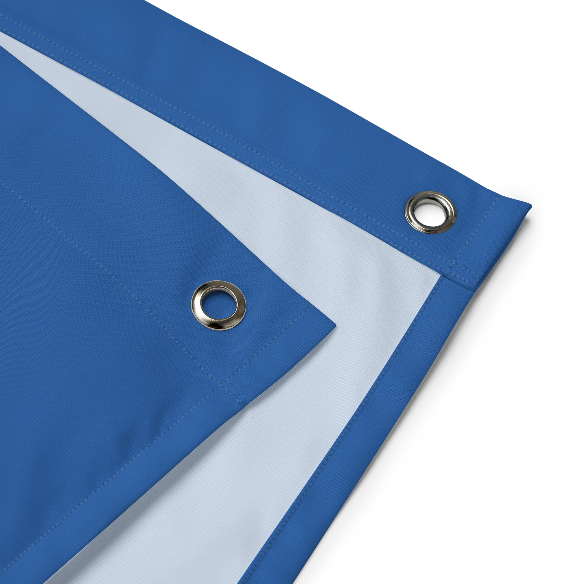 closeup of grommets and edges